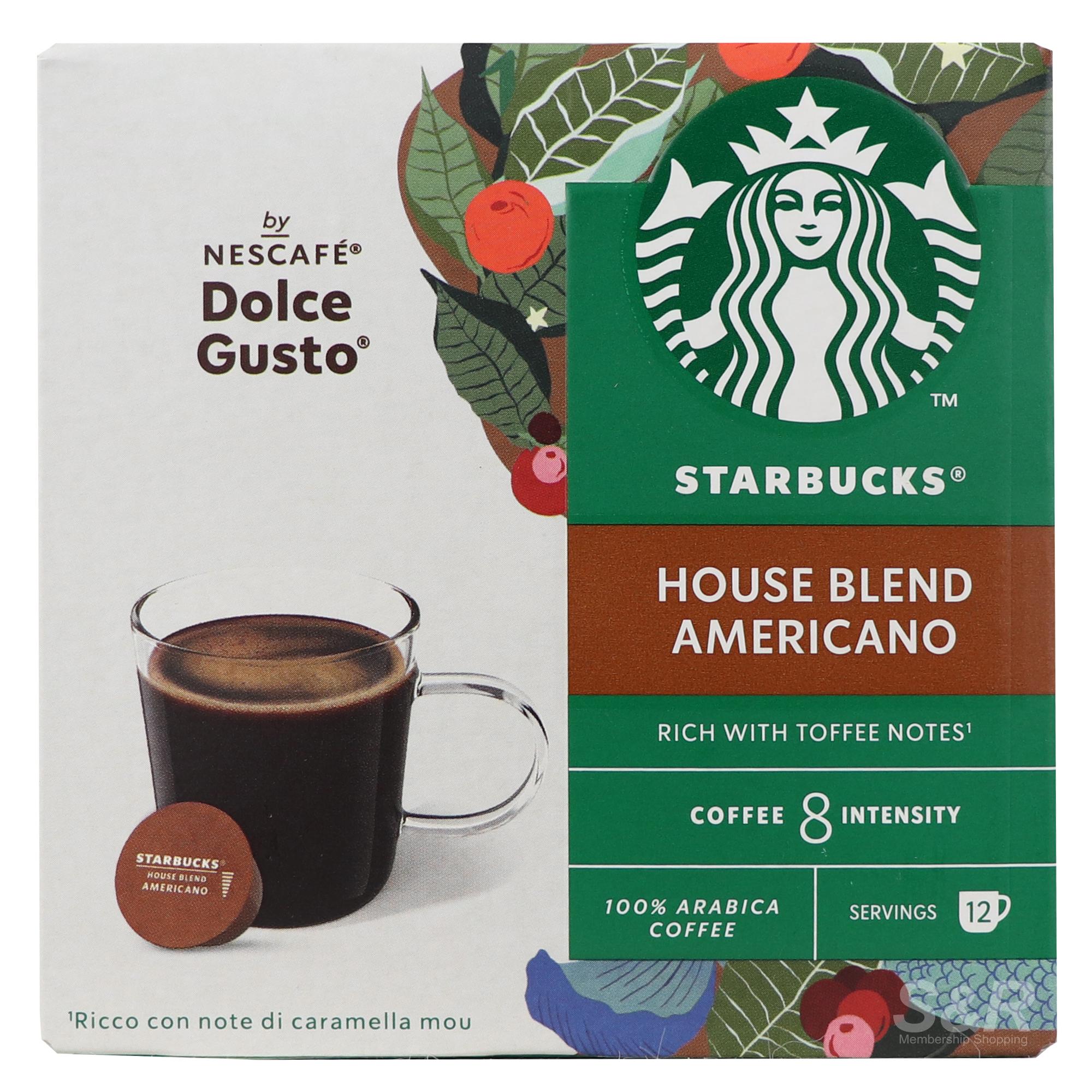 Starbucks House Blend Americano 12caps Starbucks House Blend Americano 12caps